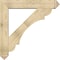 Ekena Millwork Olympic Arts and Crafts Rough Sawn Bracket w/ Offset Brace, Douglas Fir, 8"W x 44"D x 44"H BKT0806X44X44OLY03RDF - alternate 4